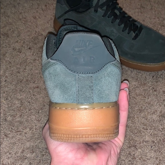 SUADE EMERALD GREEN AIR FORCE 1 - Picture 4 of 6